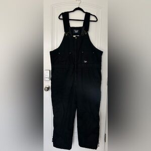 Walls Blizzard Pruf Black Overalls. Size 2XL Regular